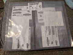 6 AMAT 3700-01534 O-Ring, ID:.424 CSD: .103 SC513 80 DURO WHITE