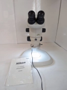 Nikon SMZ745T Stereo Microscope C-PSN C-W10×B/22 w/ Adapter Manual Tested Japan