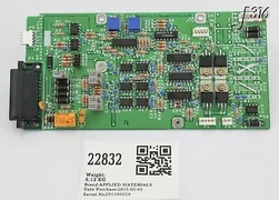 22832 APPLIED MATERIALS PCB ASSY, RF MATCH CONTROL 0100-09156
