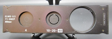 Nikon T1-SNCP Microscope Phase Contrast Ring Slider ELWD 0.3 (1)