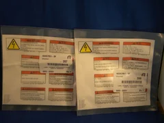 Lot of 2 AMAT Applied Materials 0060-02001 Warning Hazardous Power Labels