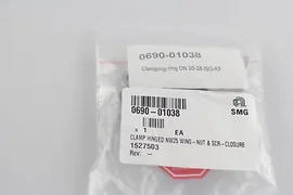 LOT OF 3 AMAT Applied Materials 0690-01038 CLAMP HINGED NW25 WING-NUT&SCR-CLOSUR