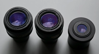 Lot of 3 Nikon Microscope Objectives Lens lenses 2x CFW10x and 1x 20x/12 Japan