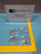 Lot of 4 AMAT 0021-22577 Pin, Feedthru Coil Support, 1/4 THK Coppe, 194936
