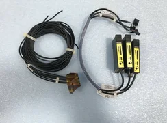  3UNIT BANNER D12SP6FP Plastic Fiber Optic Sensor LAM P/N 853-087174-001 