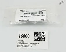 16800 APPLIED MATERIALS FTG QDISC STEM 3/8T MALE BULKHEAD (NEW) 3300-02860