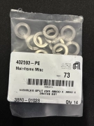 AMAT 3880-01028 WSHR LKG SPLIT #3/8.680 OD X .385 ID X ., NEW-QTY  14