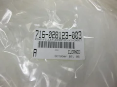 Lam Research P/N: 716-028123-003 / RING, FILLER, CERAMIC, HI-CNCT / (NEW)