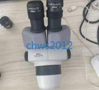 1 PCS USED Nikon SMZ645 microscope with eyepiece C-W10XA/22 tested