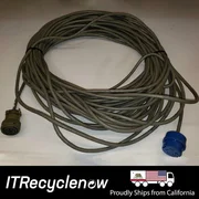 CTI-Cryogenics Cable 8 Pin Cannon Connector + Convectron Gauge 5 Pin Connector