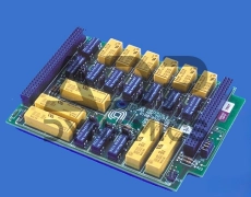 AMAT -  APPLIED MATERIALS PCB, CENTURA APC MATRIX BOARD 0100-09287 REV. B