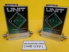 Unit UFC-8100 Elastomeric Seal Mass Flow Controller AMAT 3030-07110 Lot of 2