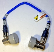 17867 APPLIED MATERIALS RF CABLE ASSY. SQ RIGHT ANGLE W/ INTLK PARTS 0150-21692