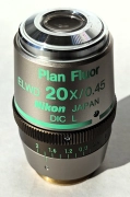 Nikon Plan Fluor ELWD 20x/0.45 Ph1 DM / DIC L Objective WD=7.4