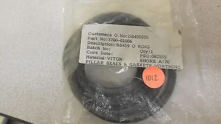 3700-01006, AMAT, ORING ID 14.975 CSD .275 VITON 75DURO