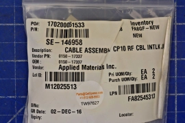0150-17337 / CABLE ASSEMBLY CP10 RF CBL INTLK JUMPER / APPLIED MATERIALS AMAT
