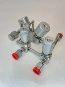 Veriflow diaphragm 4 valve manifold w/weldment AMAT 0050-43914 Rev 001