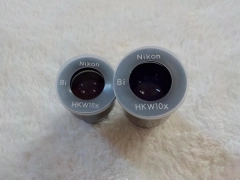 Nikon Microscope Eyepiece HKW10X HKW15X Set of 2 Science Goods Parts
