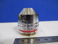NIKON JAPAN BD 5X INFINITY CF OBJECTIVE MICROSCOPE PART AS PICTURED V2-A-02