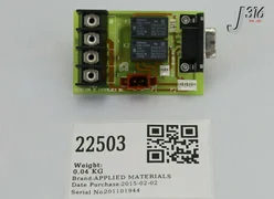 22503 APPLIED MATERIALS ASSEMBLY PCB, INJECTOR TC INTERLOCK BOARD 0100-09217