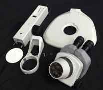 Nikon SMZ645 Stereo Microscope C-W10×B/22 Lens C-PS Stand USEd From JAPAN