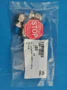 Applied materials AMAT 3300-02222 FTG TBG CONN 3/8T X 1/8MNPT X 1.39L SS 4x.