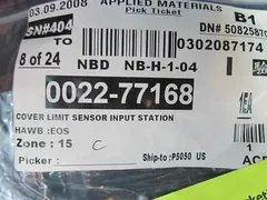 AMAT 0022-77168 COVER LIMIT SENSOR INPUT STATION
