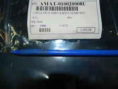 Used, Applied Materials AMAT 0100-20008 PCB, Assy, Cryo Temp Interconn