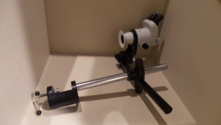 NIKON SMZ 745T MICROSCOPE, C-W10XB/22 EYE PCS, DIFFUSOR, NEW STAND & TABLE CLAMP