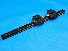 THK YN7B277-B, linear guide with 2 guide carriages AMAT BROOKS