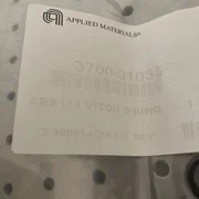Applied Materials/AMAT 3700-01035 .424 CSD .103 VITON 75 DURO BLK O-RING