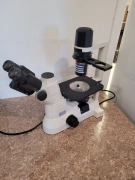 Nikon Eclipse TS100 TS100LED-F MV Inverted Microscope W/ 3 Objectives