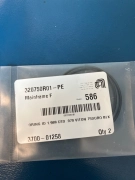 AMAT 3700-01258 O Ring Gasket 1.989 CSD 0.070 Viton 75 Duro Blk qty 2 327050R01