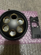 Olympus U-D6RE 6-hole devolver and slider for Nikon microscopes