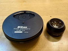 Nikon Phase Contrast-2 ELWD 0.3 Condenser & Turret Lens Set for Diaphot TMD