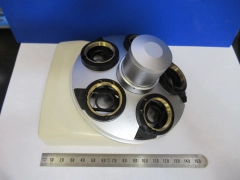 NIKON JAPAN MOTORIZED NOSEPIECE EMPTY OPTICS MICROSCOPE PART AS PIC V2-A-06