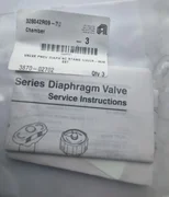 applied materials 3870-02702 diaphragm valve service instructions 3/pk (IN21S3)