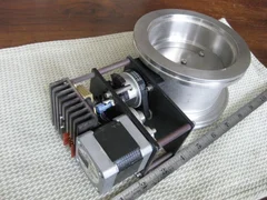 Stainless Steel Vacuum Sanitary Gate Valve w/ Vexta PX245-02AA-C4 Stepper MKS