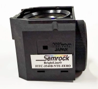Nikon Microscope Semrock Brightline Fluorescence Filter Cube FITC-3540B-NTE-ZERO