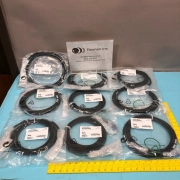 Lot of 9 AMAT 0140-08123 Harness Assu, PDO Tray 208VAC PWR 5.X FI, 195296