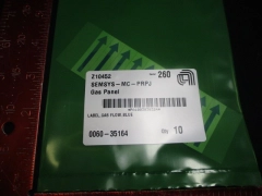 Applied Materials (AMAT) 0060-35164 LABEL, GAS FLOW BLUE 10 PACK