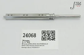 24068 APPLIED MATERIALS SHAFT, DUAL SEAL, THROTTLE VALVE, 160MM 0020-31542