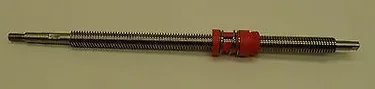AMAT 0015-09404 LEAD SCREW &amp; NUT Actuator, But shorter  Overall length 13 1/2"