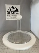 Applied Materials Quartz Lower Dome PN: 0200-35042 REV: 001