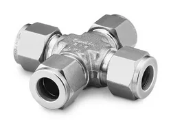 5..NEW..SS..1/4" SWAGELOK 4-WAY UNIONS