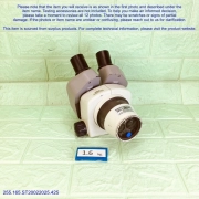 Nikon SMZ645, Microscope MISSING Eyepiece/Defect Scratch as photos, SN:1533, dφm