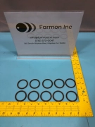 Lot of 10 AMAT 3700-01372 O-Ring ID 1.421 CSD .139, 75 Duro Brown, 195070
