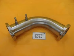 AMAT Applied Materials 0050-60347 90Â° High Vacuum Elbow ISO80 4VCR Used Working