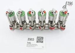 25815 LAM RESEARCH 6 VALVE WELDMENT MANIFOLD, 715-031199-001 839-031209-001