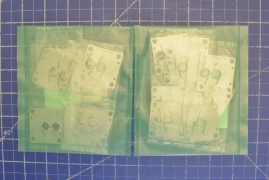 3700-03410 LOT OF 18/ SEAL C-SEAL K1H 2 PORT SS & RETAINER, MSA-043-215 R7 /AMAT